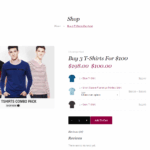 Product page with all products of combo Woocommerce Combo Offers Pro